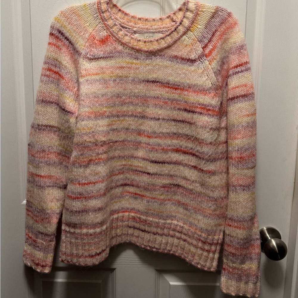 LOFT Pastel Striped Women's Sweater